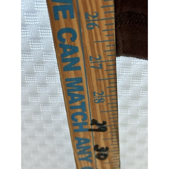 Vtg Y2k Jane Ashley Women's Two Piece Velour Sweat Track Suit Brown Pink 1x - Picture 14 of 14